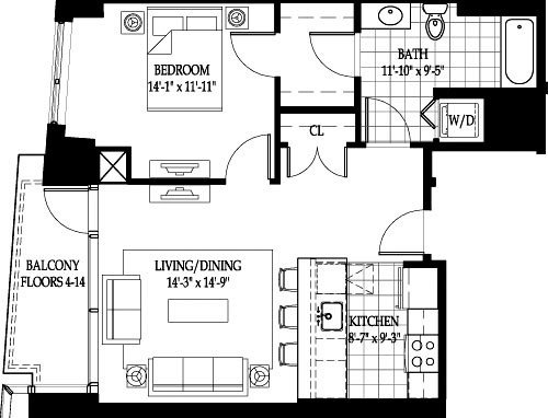 4 Emerson Pl. - West End